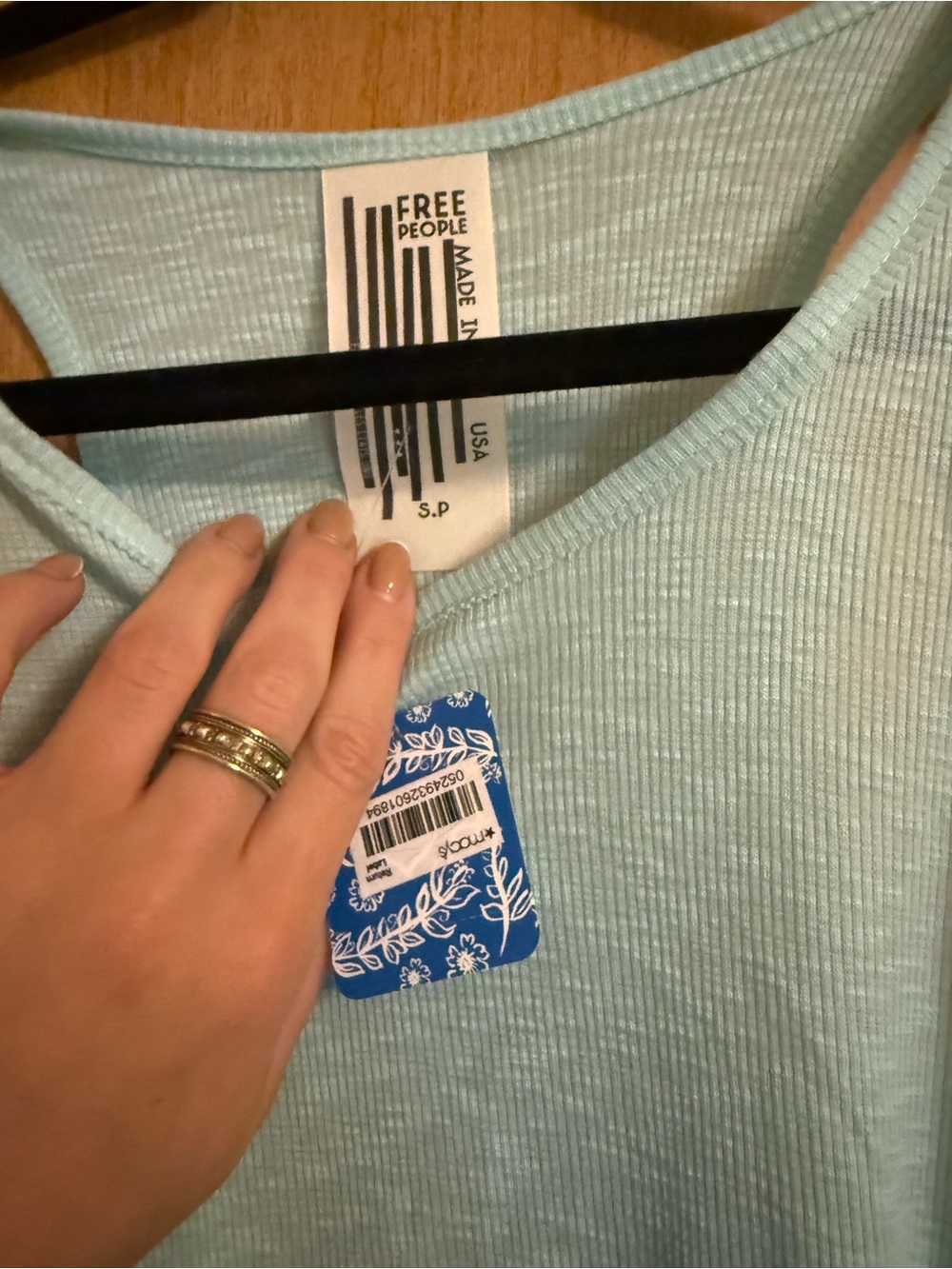 Free People flowly Ribbed Tank Top - Picture 2 of 3